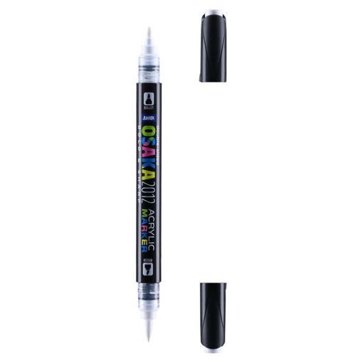 Picture of JUNIOR ACRYLIC MARKER DUAL 1.2MM WHITE